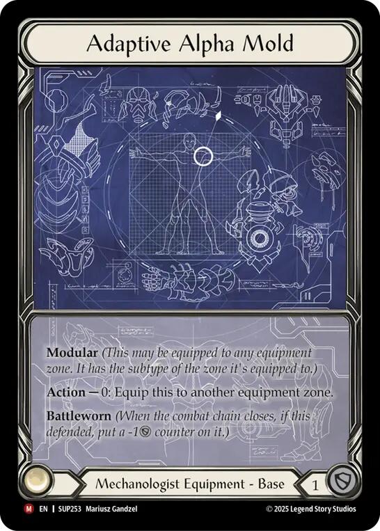 Adaptive Alpha Mold (Extended Art Cold Foil) [SUP253] (Super Slam)  Cold Foil | Good Games North