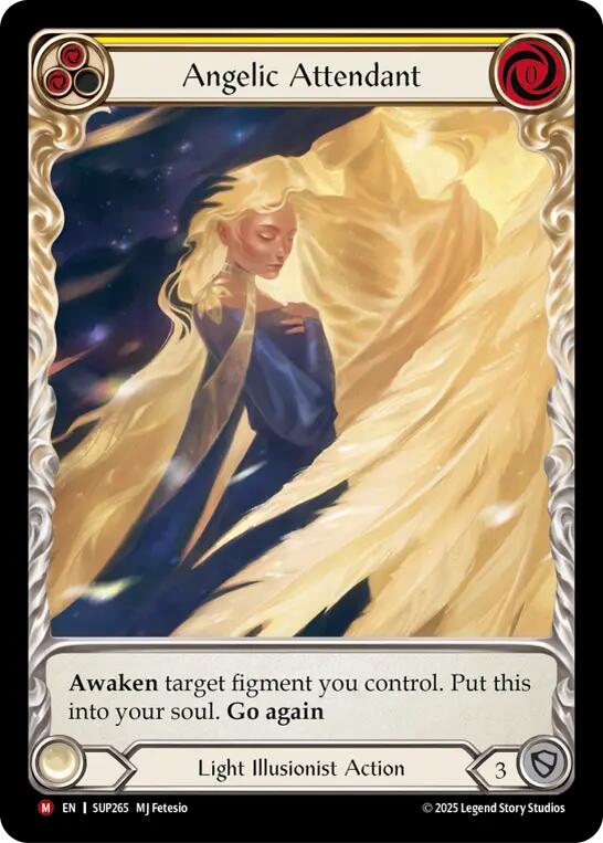 Angelic Attendant (Extended Art Cold Foil) [SUP265] (Super Slam)  Cold Foil | Good Games North