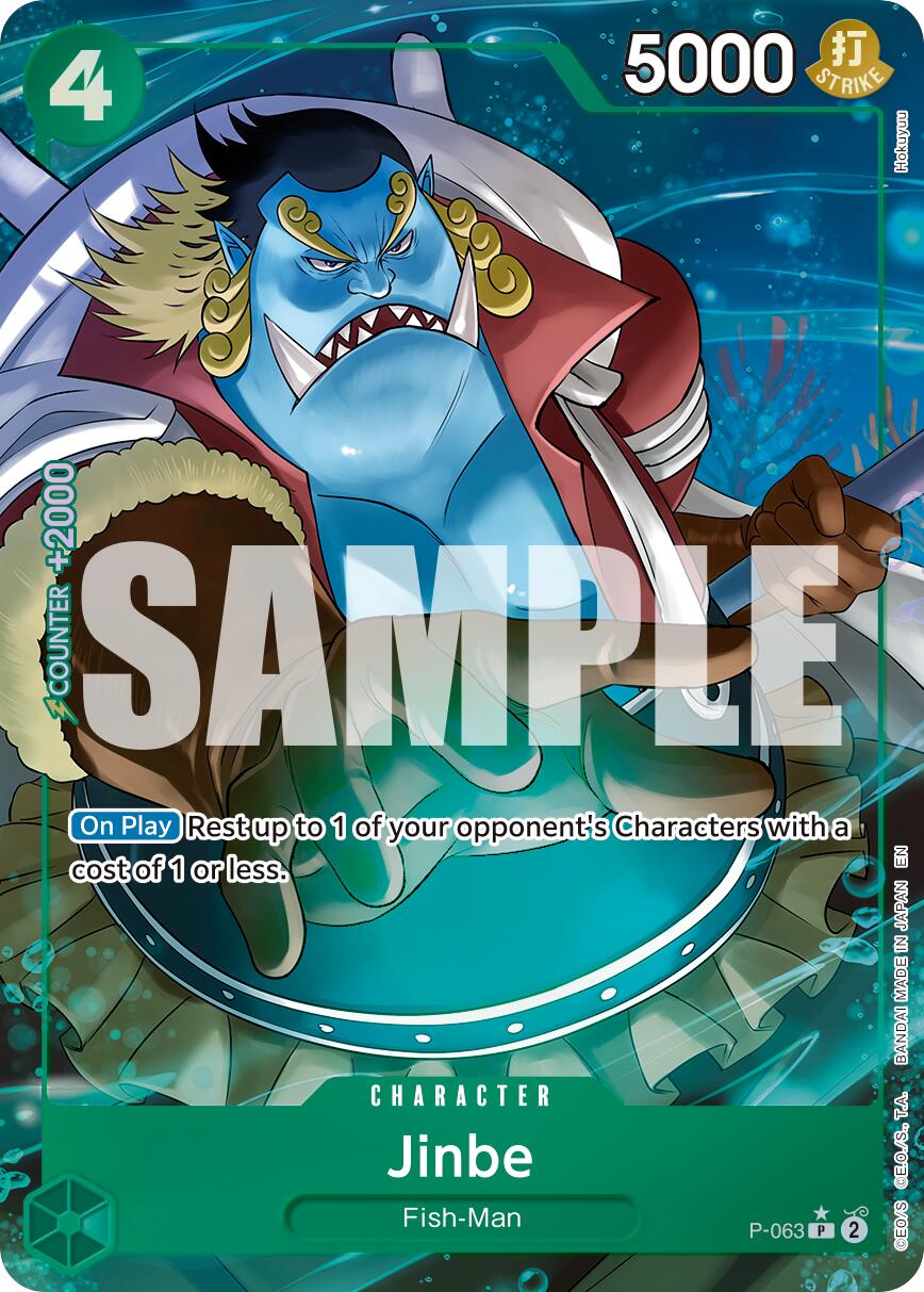 Jinbe (P-063) (Alternate Art) [Premium Booster -The Best- Vol. 2] | Good Games North