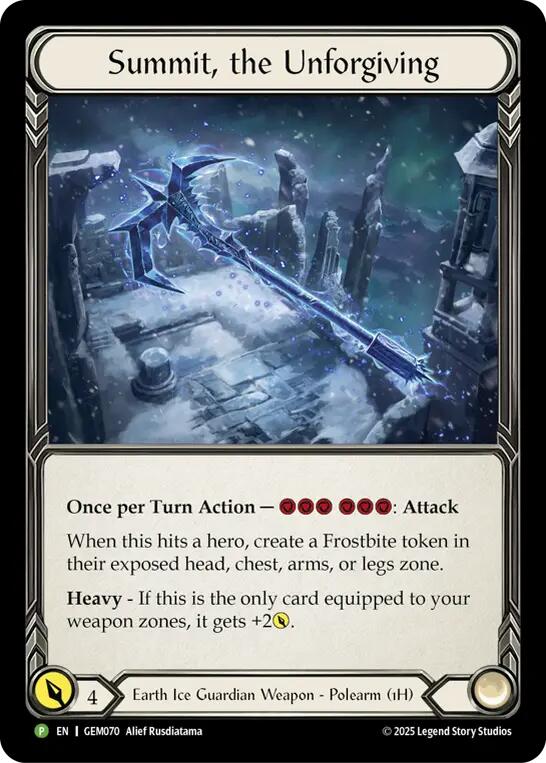 Summit, the Unforgiving [GEM070] (GEM Pack 3)  Cold Foil | Good Games North