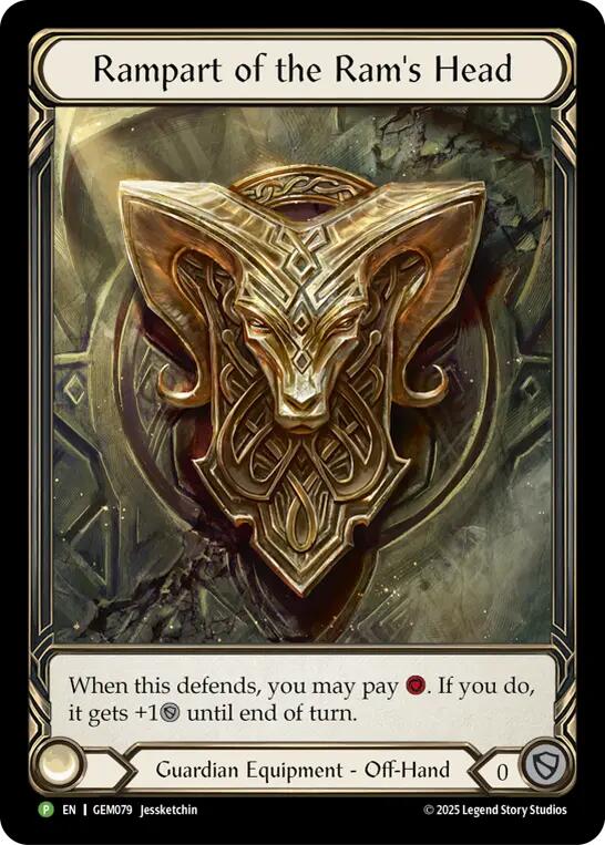 Rampart of the Ram's Head [GEM079] (GEM Pack 3)  Rainbow Foil | Good Games North