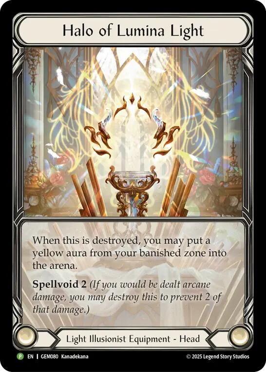 Halo of Lumina Light [GEM080] (GEM Pack 3)  Rainbow Foil | Good Games North