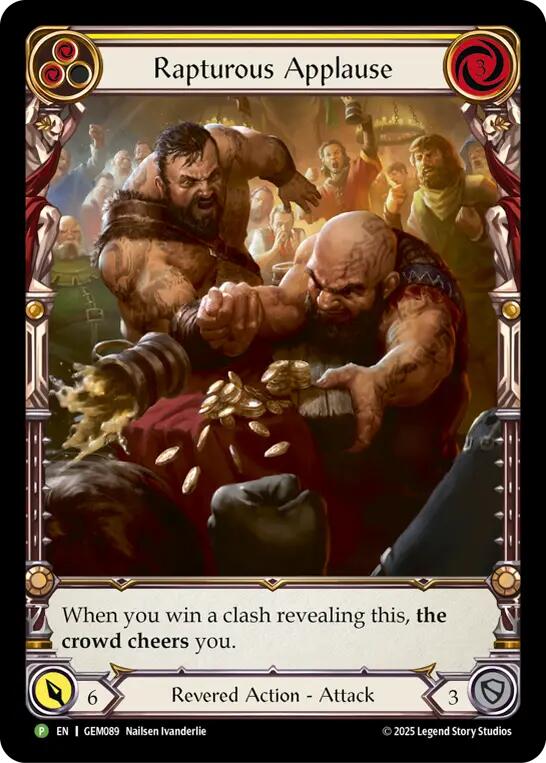 Rapturous Applause [GEM089] (GEM Pack 3)  Rainbow Foil | Good Games North