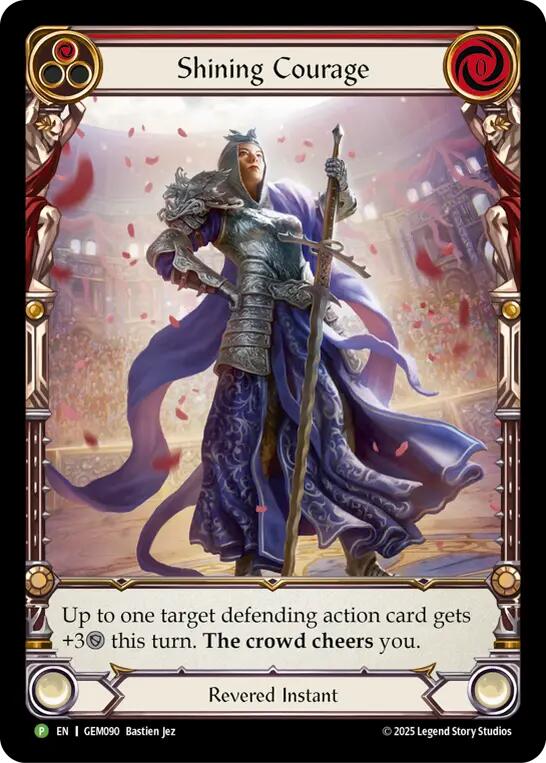 Shining Courage [GEM090] (GEM Pack 3)  Rainbow Foil | Good Games North