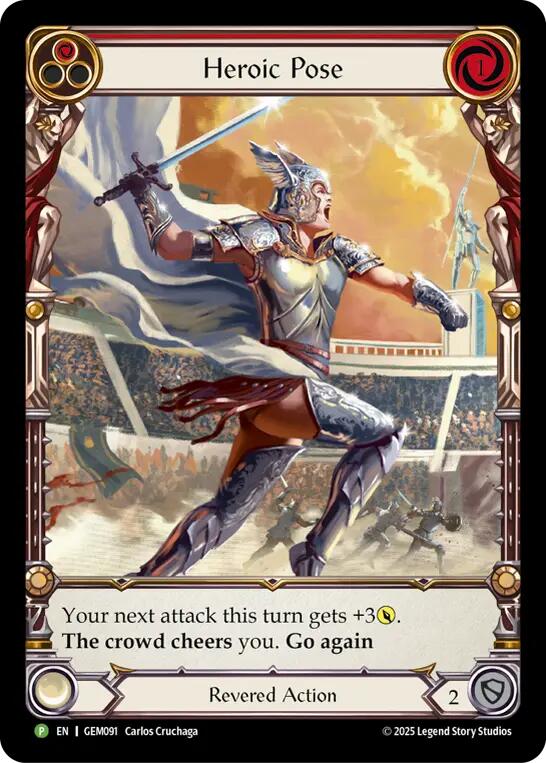 Heroic Pose [GEM091] (GEM Pack 3) | Good Games North