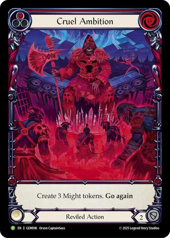 Cruel Ambition [GEM096] (GEM Pack 3)  Rainbow Foil | Good Games North