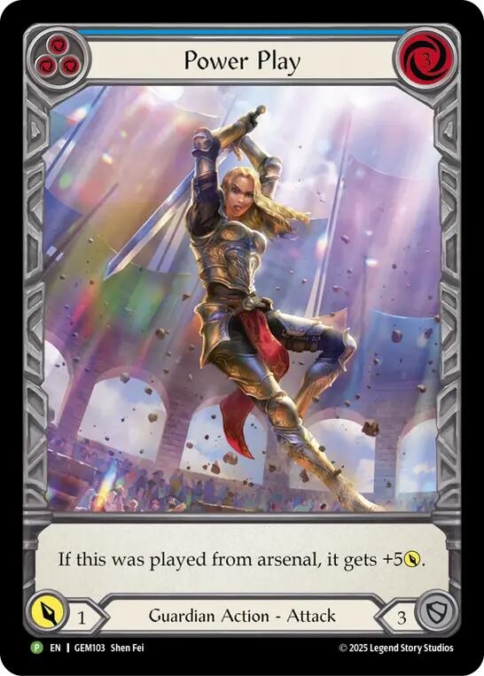 Power Play [GEM103] (GEM Pack 3)  Rainbow Foil | Good Games North
