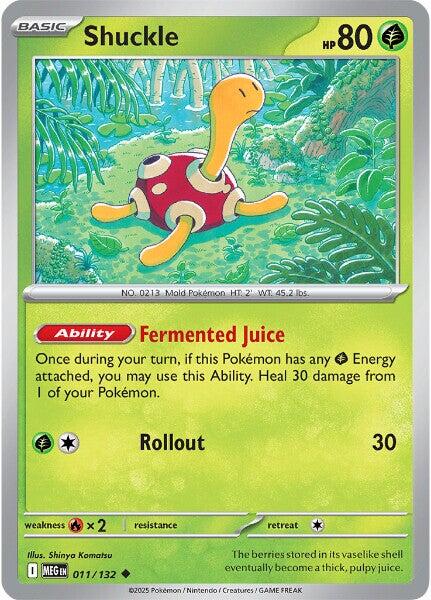 Shuckle (011/132) [Mega Evolutions: Base Set] | Good Games North
