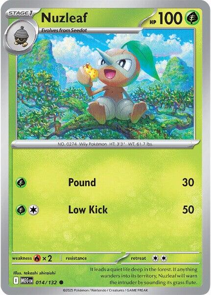 Nuzleaf (014/132) [Mega Evolutions: Base Set] | Good Games North