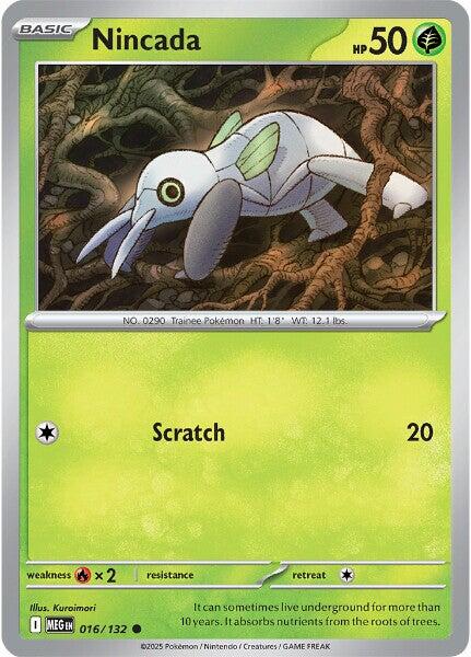Nincada (016/132) [Mega Evolutions: Base Set] | Good Games North