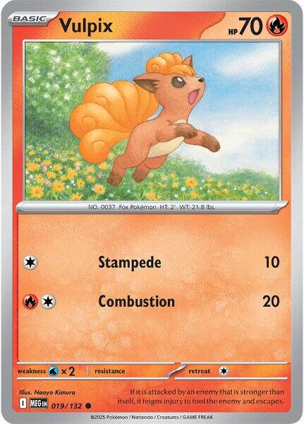 Vulpix (019/132) [Mega Evolutions: Base Set] | Good Games North