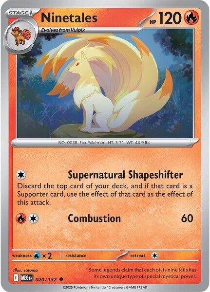 Ninetales (020/132) [Mega Evolutions: Base Set] | Good Games North