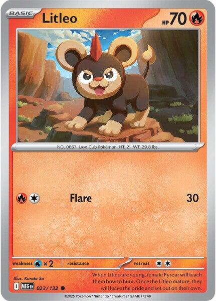 Litleo (023/132) [Mega Evolutions: Base Set] | Good Games North