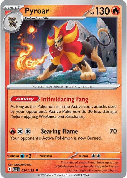 Pyroar (024/132) [Mega Evolutions: Base Set] | Good Games North