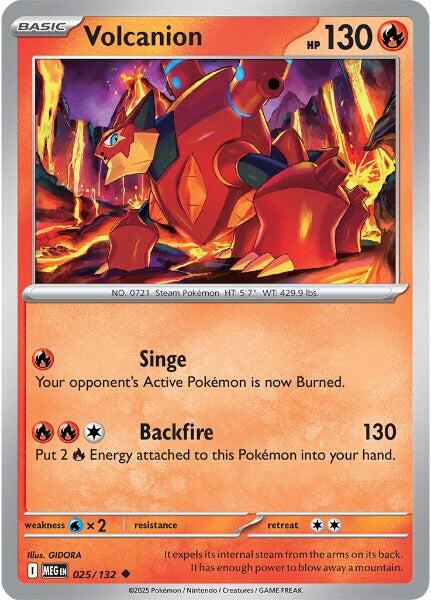 Volcanion (025/132) [Mega Evolution: Base Set] | Good Games North
