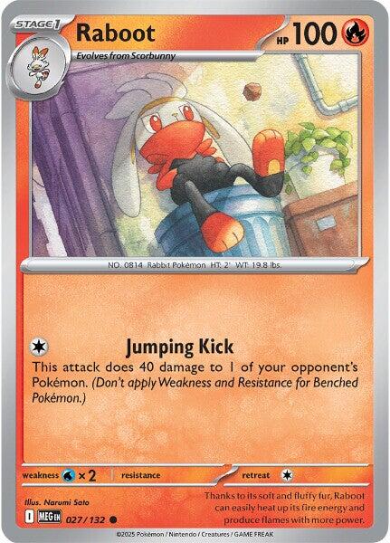 Raboot (027/132) [Mega Evolutions: Base Set] | Good Games North