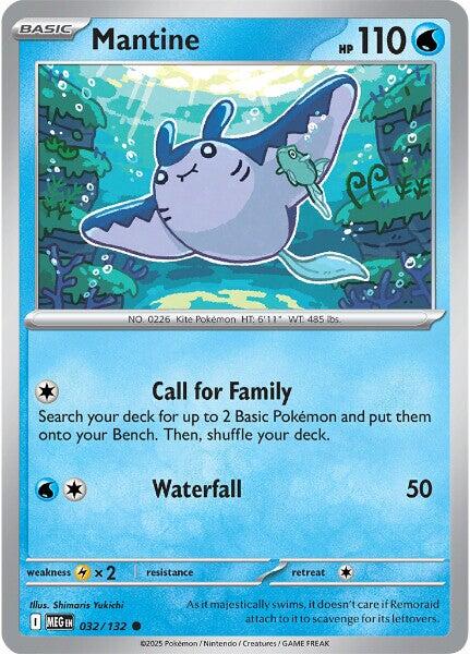 Mantine (032/132) [Mega Evolutions: Base Set] | Good Games North