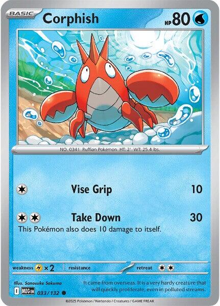 Corphish (033/132) [Mega Evolutions: Base Set] | Good Games North
