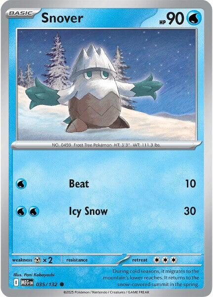 Snover (035/132) [Mega Evolution: Base Set] | Good Games North