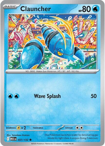 Clauncher (037/132) [Mega Evolutions: Base Set] | Good Games North