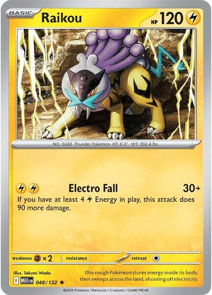 Raikou (048/132) [Mega Evolutions: Base Set] | Good Games North