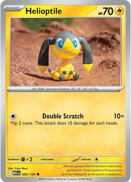 Helioptile (052/132) [Mega Evolutions: Base Set] | Good Games North