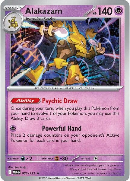 Alakazam (056/132) [Mega Evolution: Base Set] | Good Games North