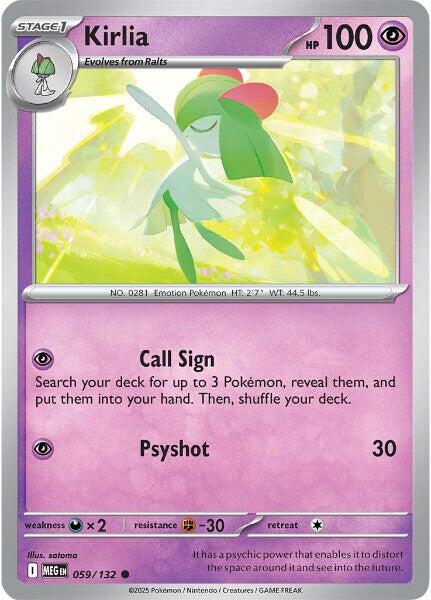 Kirlia (059/132) [Mega Evolutions: Base Set] | Good Games North