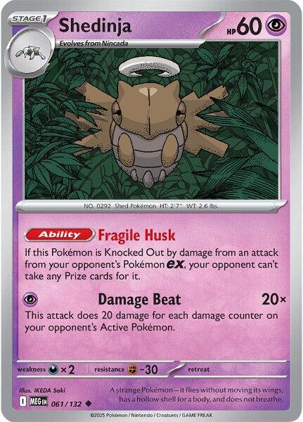 Shedinja (061/132) [Mega Evolutions: Base Set] | Good Games North