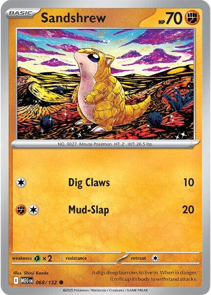 Sandshrew (068/132) [Mega Evolution: Base Set] | Good Games North