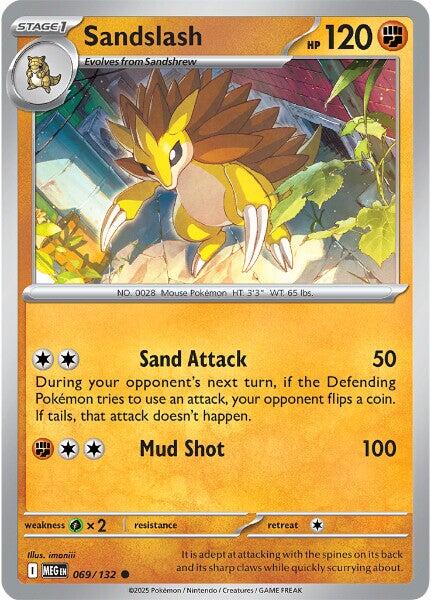 Sandslash (069/132) [Mega Evolutions: Base Set] | Good Games North