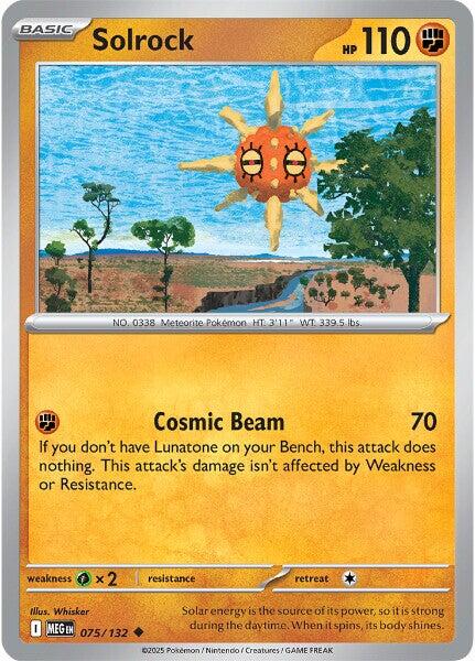 Solrock (075/132) [Mega Evolutions: Base Set] | Good Games North
