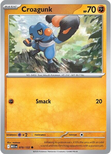 Croagunk (078/132) [Mega Evolutions: Base Set] | Good Games North