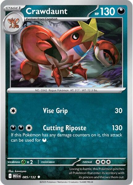 Crawdaunt (085/132) [Mega Evolutions: Base Set] | Good Games North