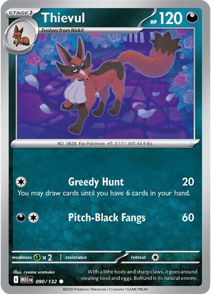 Thievul (090/132) [Mega Evolutions: Base Set] | Good Games North