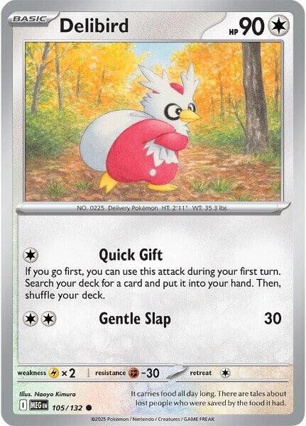 Delibird (105/132) [Mega Evolutions: Base Set] | Good Games North