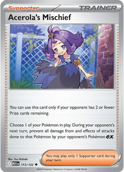 Acerola's Mischief (113/132) [Mega Evolutions: Base Set] | Good Games North