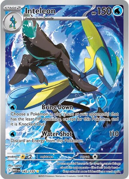 Inteleon (142/132) [Mega Evolutions: Base Set] | Good Games North