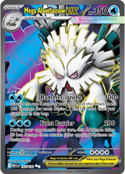 Mega Abomasnow ex (157/132) [Mega Evolutions: Base Set] | Good Games North