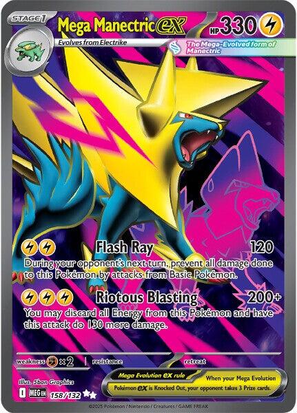 Mega Manectric ex (158/132) [Mega Evolution: Base Set] | Good Games North