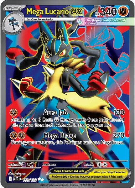 Mega Lucario ex (160/132) [Mega Evolutions: Base Set] | Good Games North