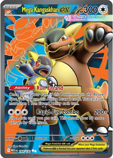 Mega Kangaskhan ex (164/132) [Mega Evolution: Base Set] | Good Games North