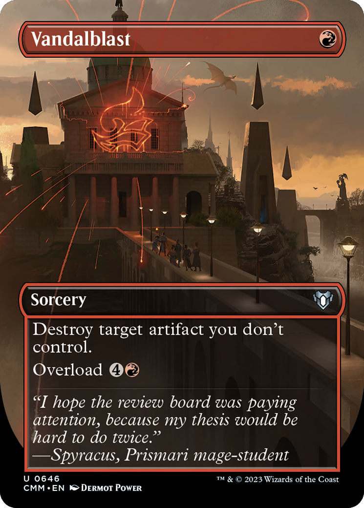 Vandalblast (Borderless Alternate Art) [Commander Masters] | Good Games North