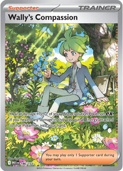 Wally's Compassion (186/132) [Mega Evolutions: Base Set] | Good Games North
