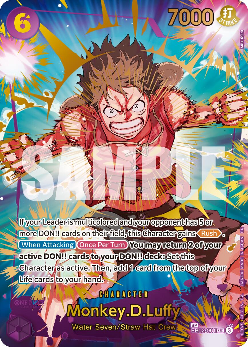 Monkey.D.Luffy (EB02-061) (SP) [Premium Booster -The Best- Vol. 2] | Good Games North