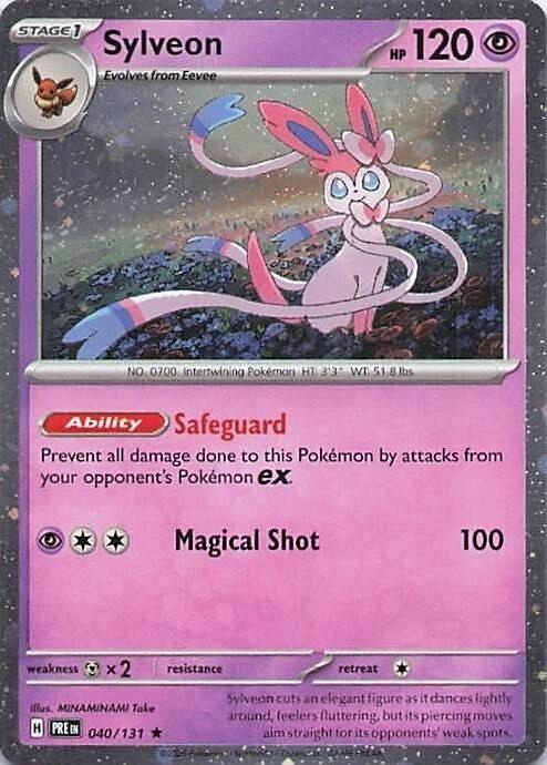 Sylveon (040/131) (Cosmos Holo) [Miscellaneous Cards] | Good Games North