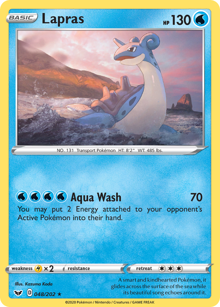 Lapras (048/202) [Sword & Shield: Base Set] | Good Games North