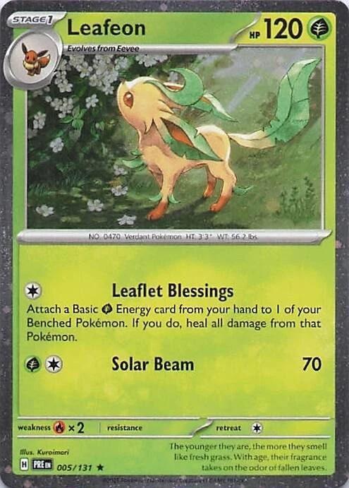 Leafeon (005/131) (Cosmos Holo) [Miscellaneous Cards] | Good Games North
