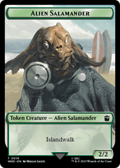 Alien // Alien Salamander Double-Sided Token [Doctor Who Tokens] | Good Games North