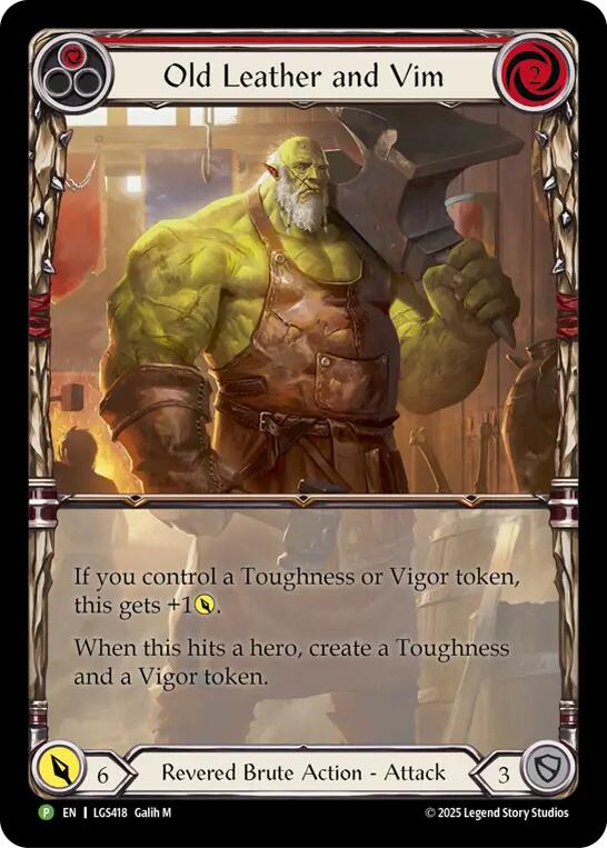 Old Leather and Vim [LGS418] (Promo)  Cold Foil | Good Games North